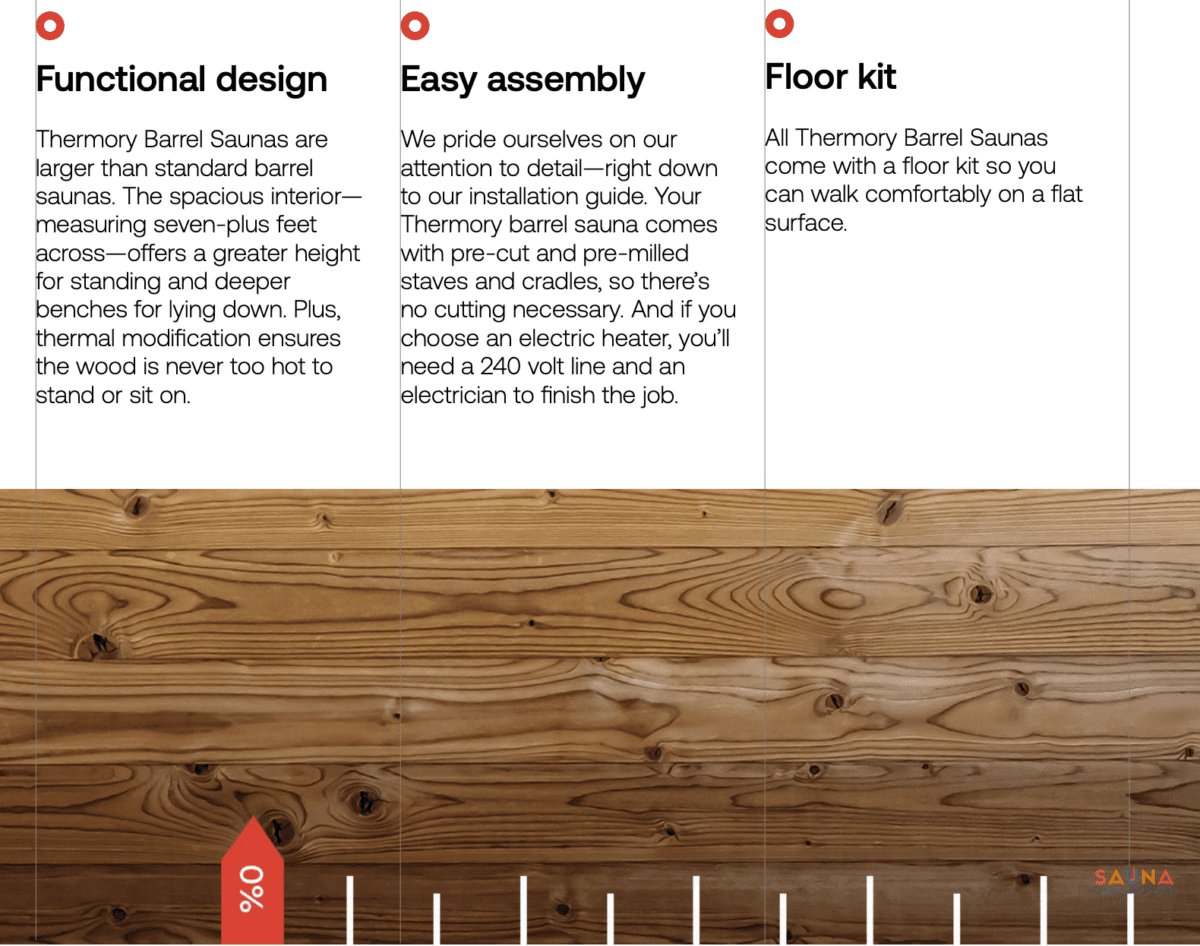Easy Assembly Barrel Sauna
